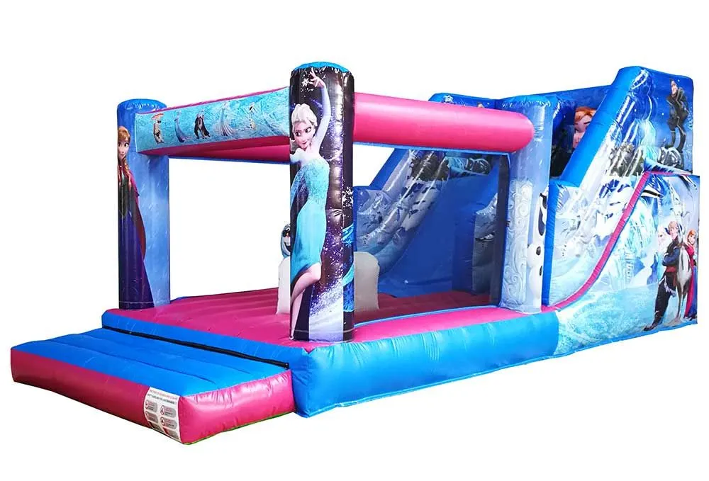 Alquiler de castillo hinchable FROZEN con Tobogán en Palma de Mallorca