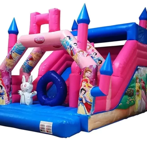 Alquiler de castillo hinchable PRINCESAS DISNEY con Tobogán en Palma de Mallorca