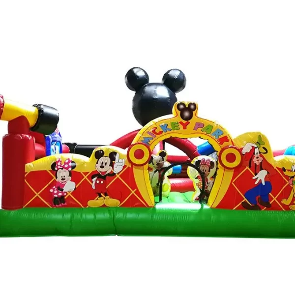 Alquiler de castillo hinchable Mickey Mouse con Tobogán en Palma de Mallorca