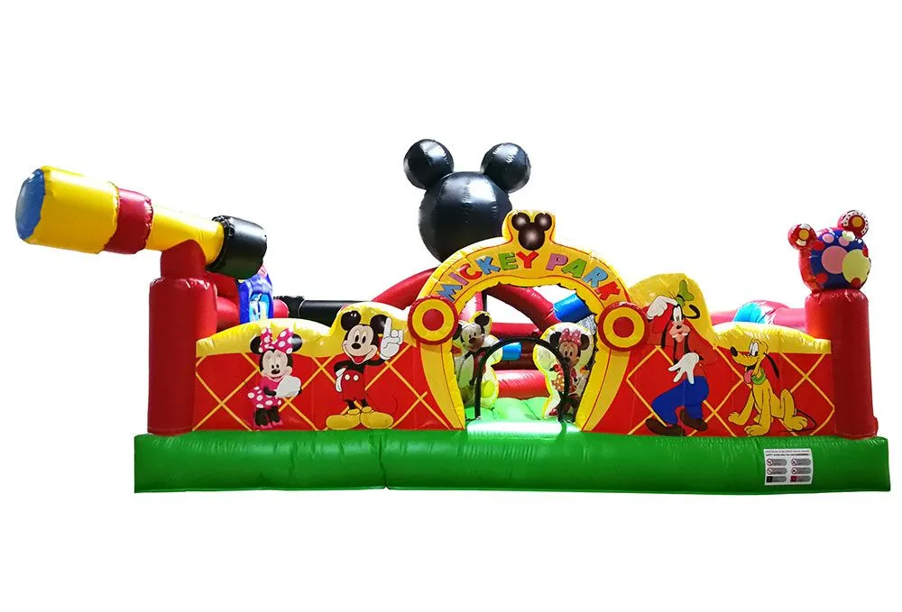Alquiler de castillo hinchable Mickey Mouse con Tobogán en Palma de Mallorca