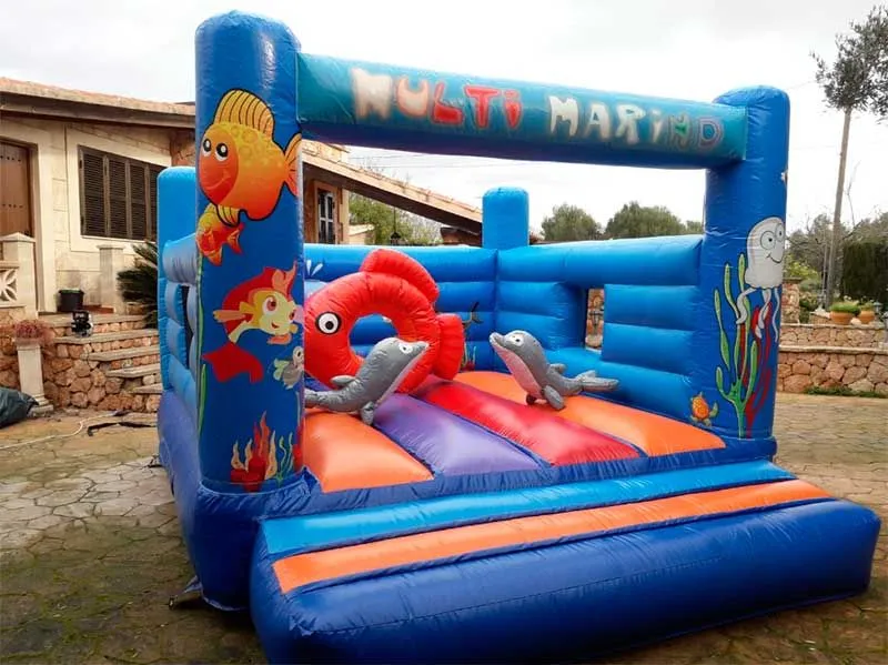 Alquiler de castillo hinchable Multi Marino en Mallorca