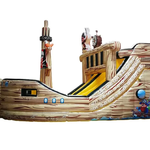 Alquiler de castillo hinchable BARCO PIRATA con Tobogán en Palma de Mallorca