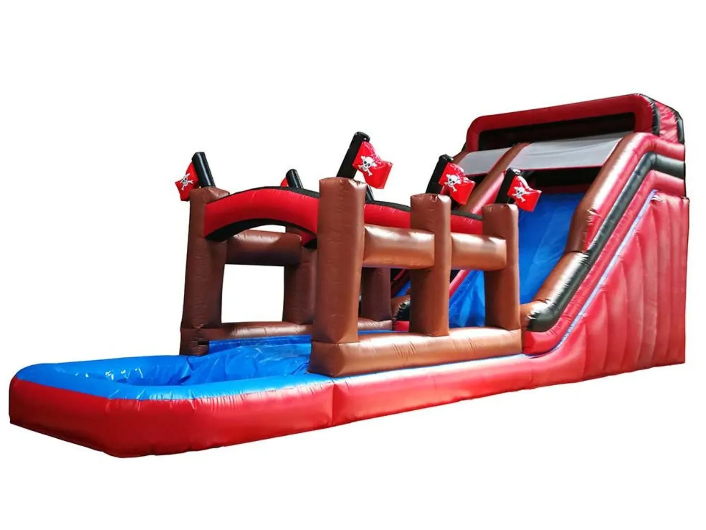 Alquiler de castillo hinchable PIRATAS Acuático en Palma de Mallorca