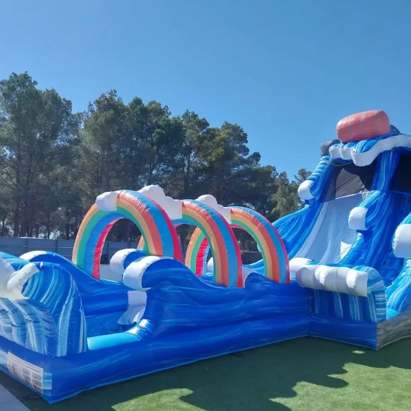 Alquiler de castillo hinchable OLAS Acuático en Palma de Mallorca