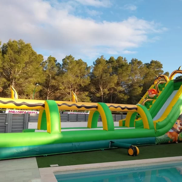 Alquiler de castillo hinchable SELVA Acuático en Palma de Mallorca
