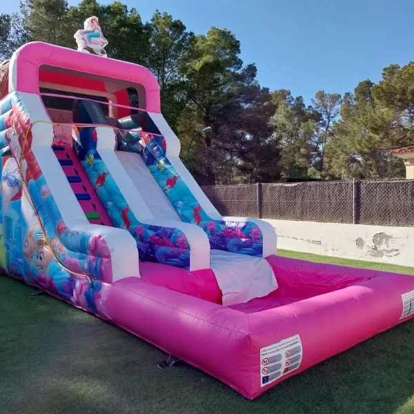 Alquiler de castillo hinchable Sirenas Acuático en Palma de Mallorca