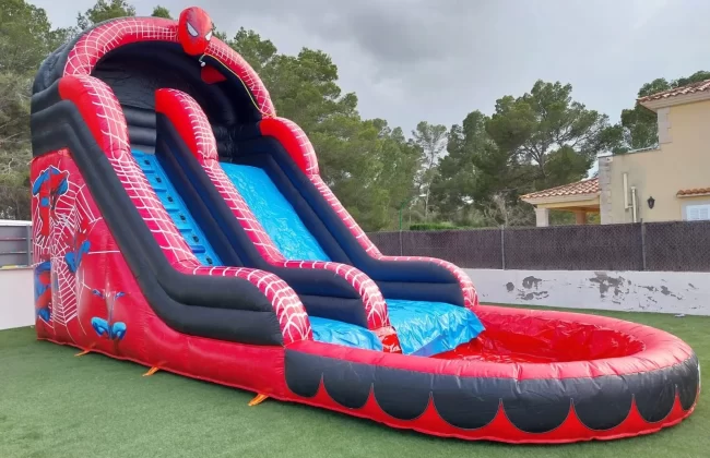 SPIDERMANACUATICO  alquiler de hinchables en Mallorca para fiestas