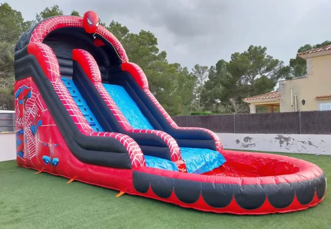 SPIDERMANACUATICO  alquiler de hinchables en Mallorca para fiestas