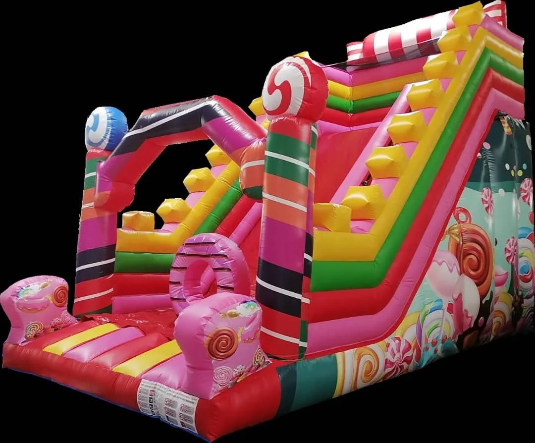 Alquiler de castillo hinchable Chuches con Tobogán en Palma de Mallorca