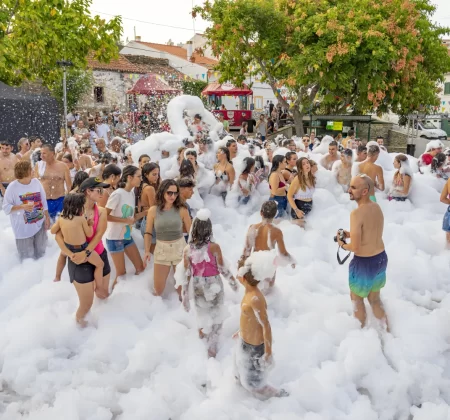 Fiesta de espuma en Palma de Mallorca