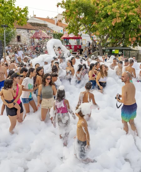 Fiesta de espuma en Palma de Mallorca