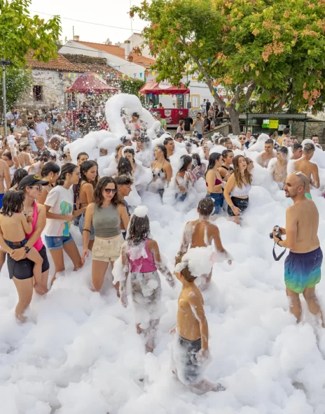 Fiesta de espuma en Palma de Mallorca